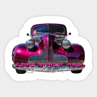 1939 Buick 46S Sports Coupe Sticker